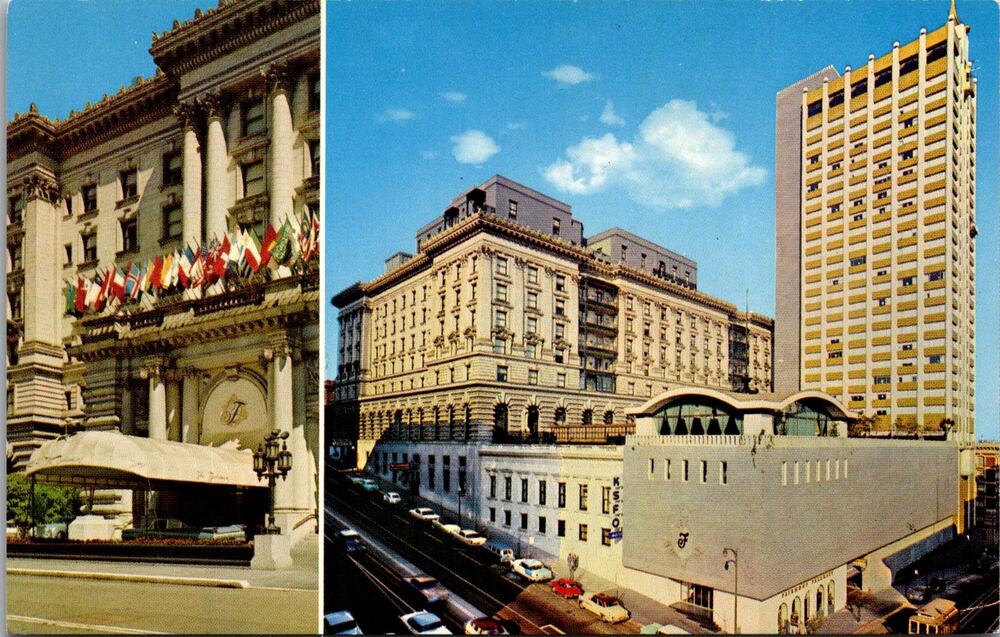 The Magnificent Fairmont Hotel & Tower San Francisco CA Vintage Postcard SP10-15
